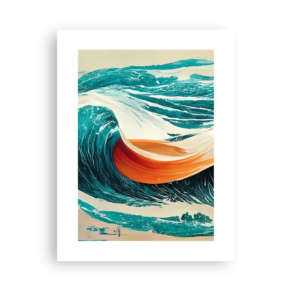 Plakat - Sen surfera - 30x40 cm