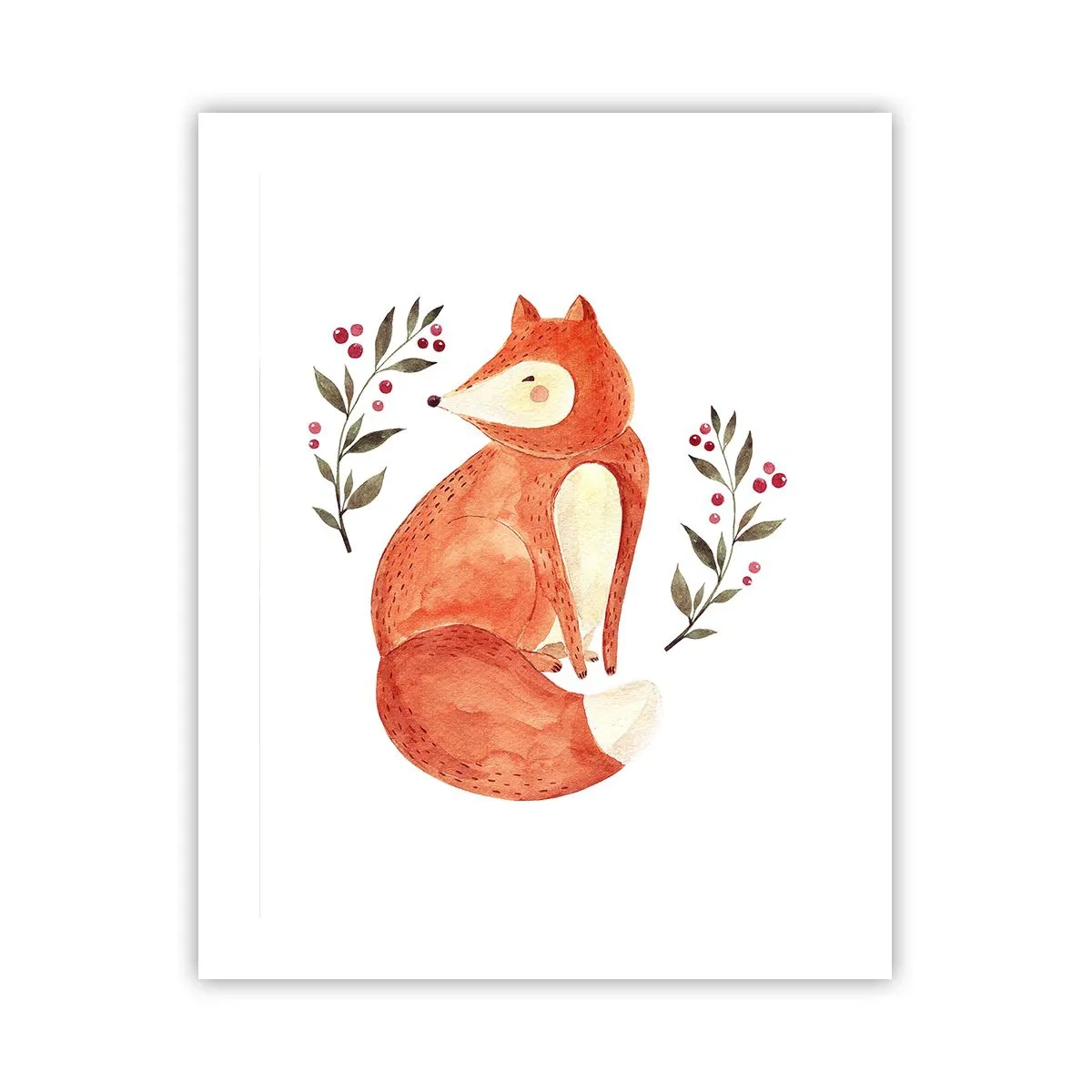 Plakat - Mały rudzielec - 40x50 cm