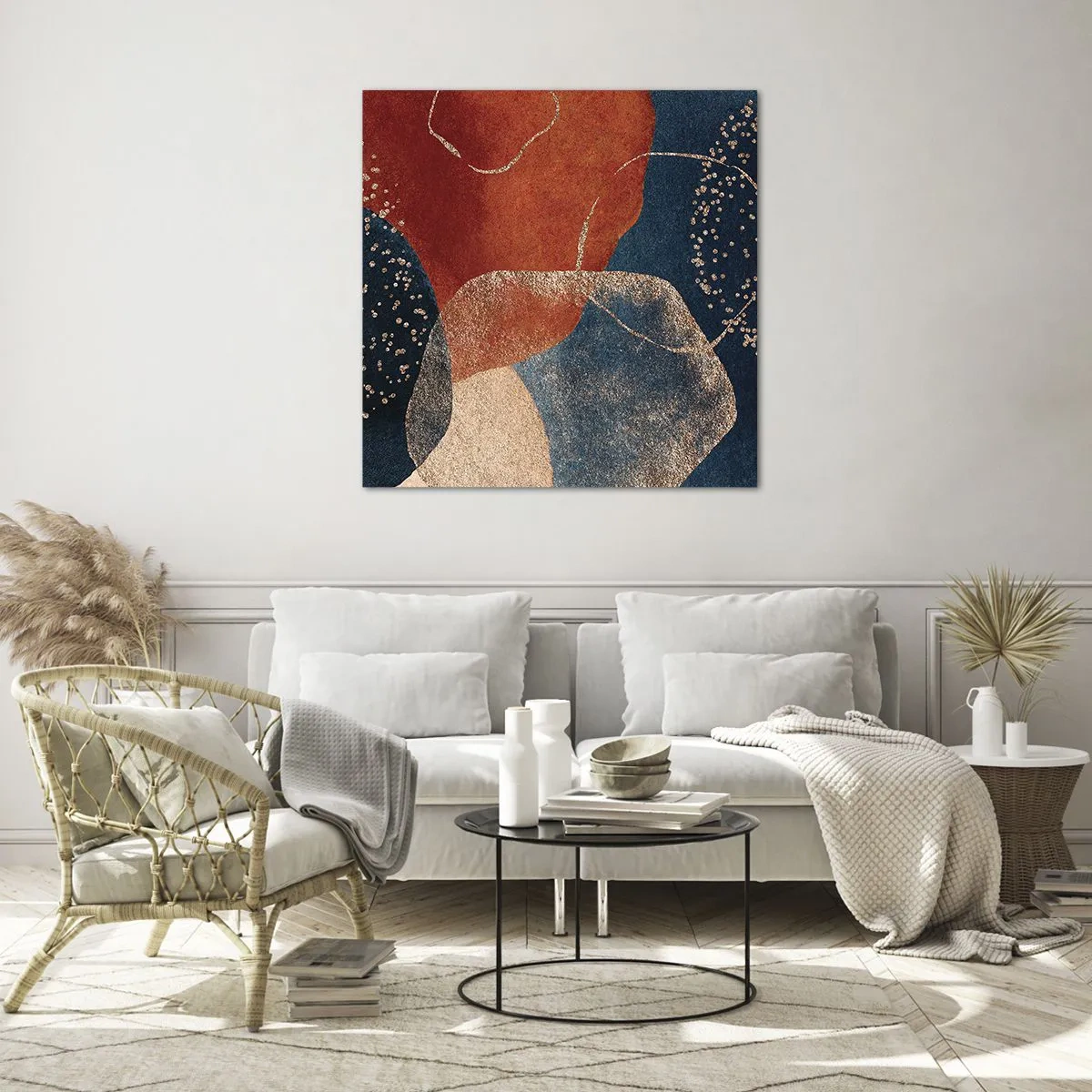 Obraz na szkle - Lekkość bytu - 70x70 cm