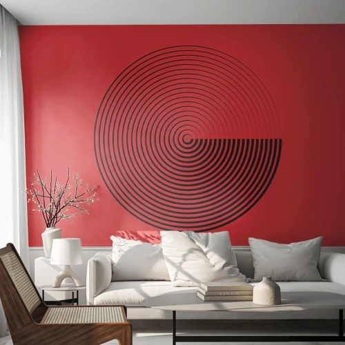 Fototapeta Standard Eco - Ruch kolisty - Minimalizm, Koło, Linie - 400x280 cm