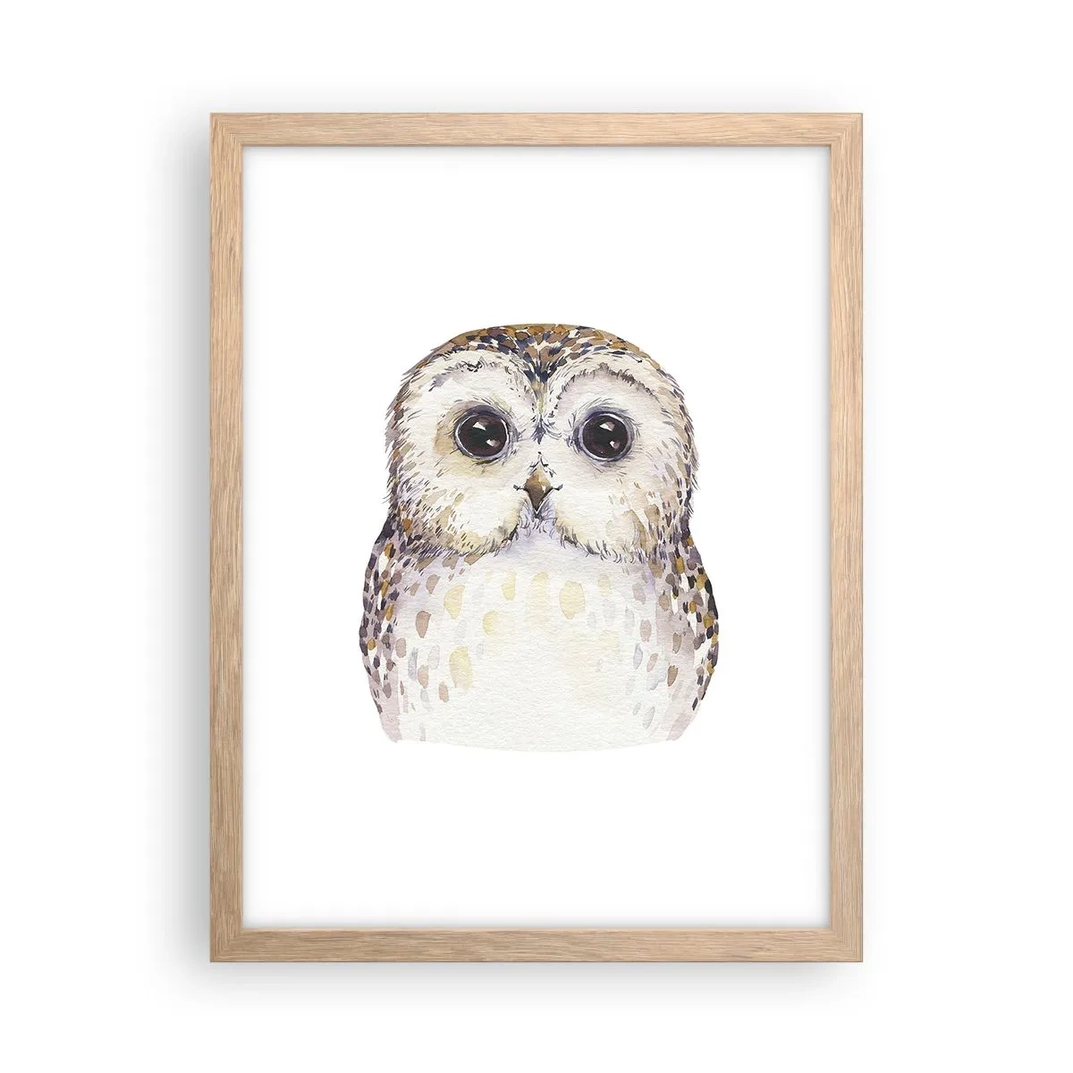 Plakat w ramie jasny dąb - Spójrz mi w oczy - 30x40 cm