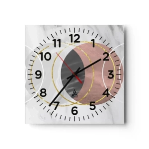 Zegar ścienny - Muzyka sfer - 30x30 cm