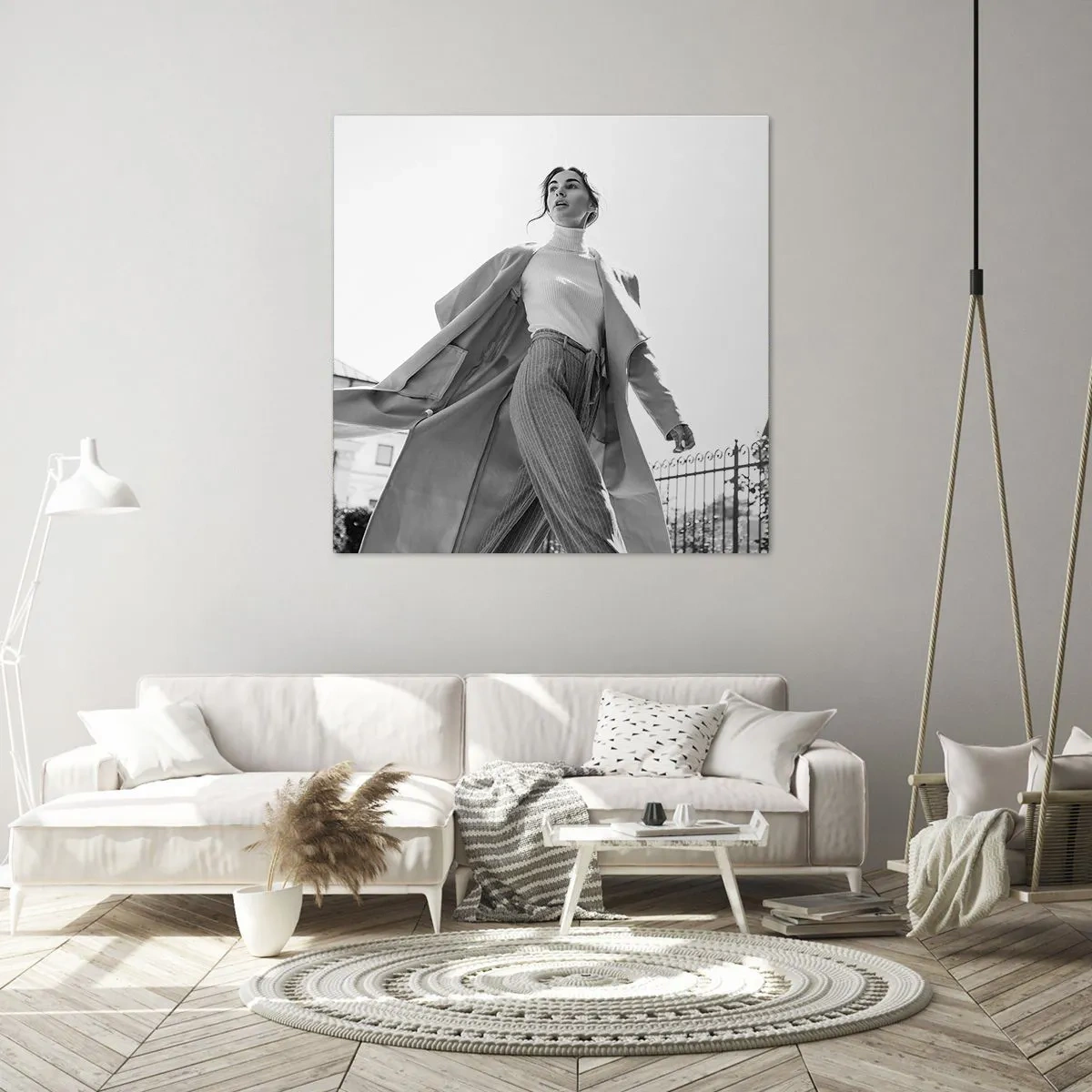 Obraz na płótnie - Idziesz ze mną? - 70x70 cm