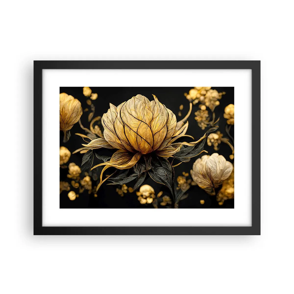 Plakat w czarnej ramie - Subtelna kruchość - 40x30 cm