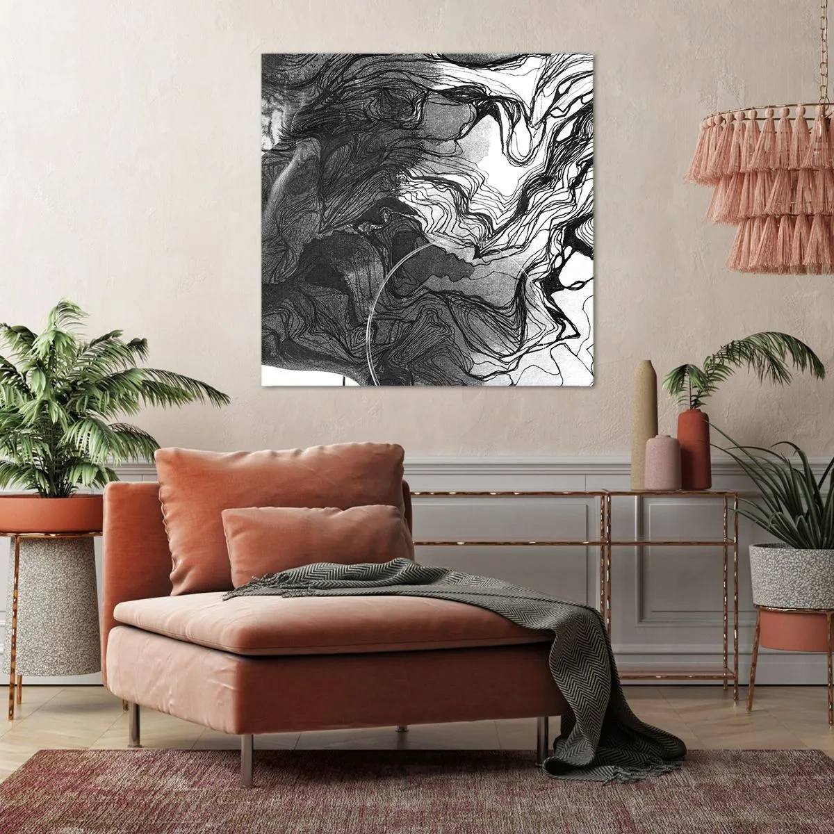 Obraz na płótnie - Zaplątana w marzeniach - 30x30 cm