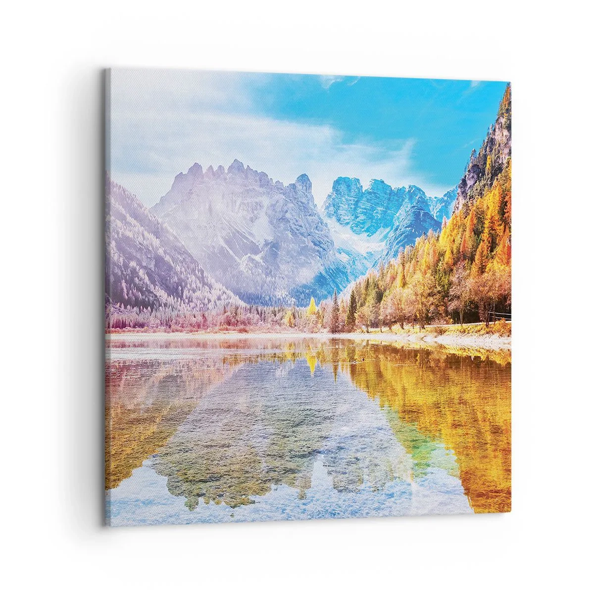 Obraz na płótnie - A w górach już jesień - 50x50 cm