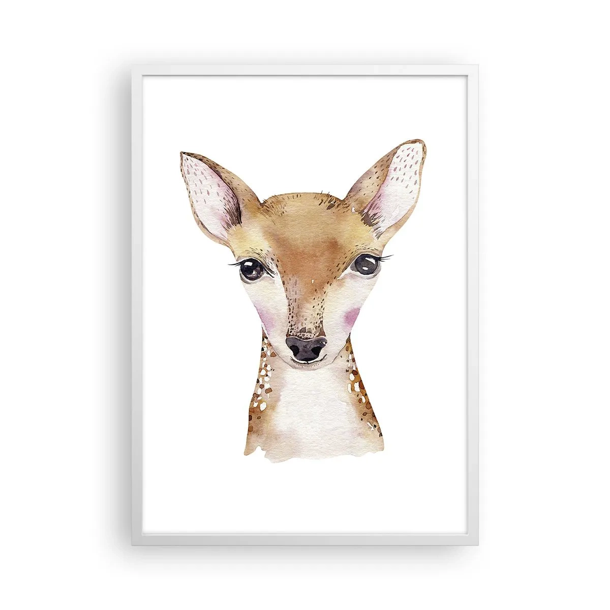 Plakat w białej ramie - Natura niewinności - 50x70 cm