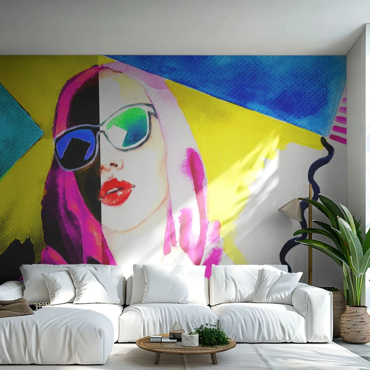Fototapeta Standard Eco - Nie jestem biała i nie jestem czarna - Twarz Kobiety, Portret Kobiety, Moda - 250x175 cm