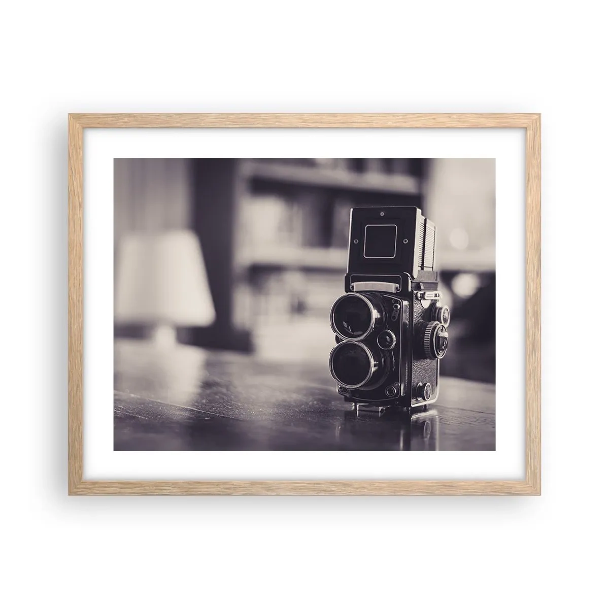 Plakat w ramie jasny dąb - Magia starej fotografii - 50x40 cm