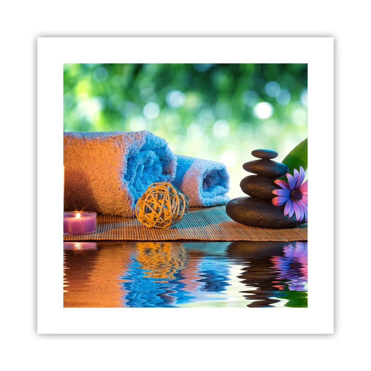 Plakat - Czas dla ciała - 40x40 cm