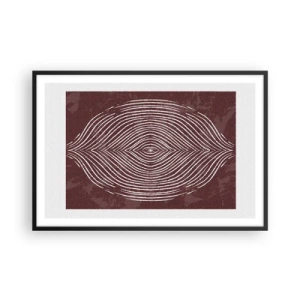 Plakat w czarnej ramie - Przestrzeń mówi - 91x61 cm