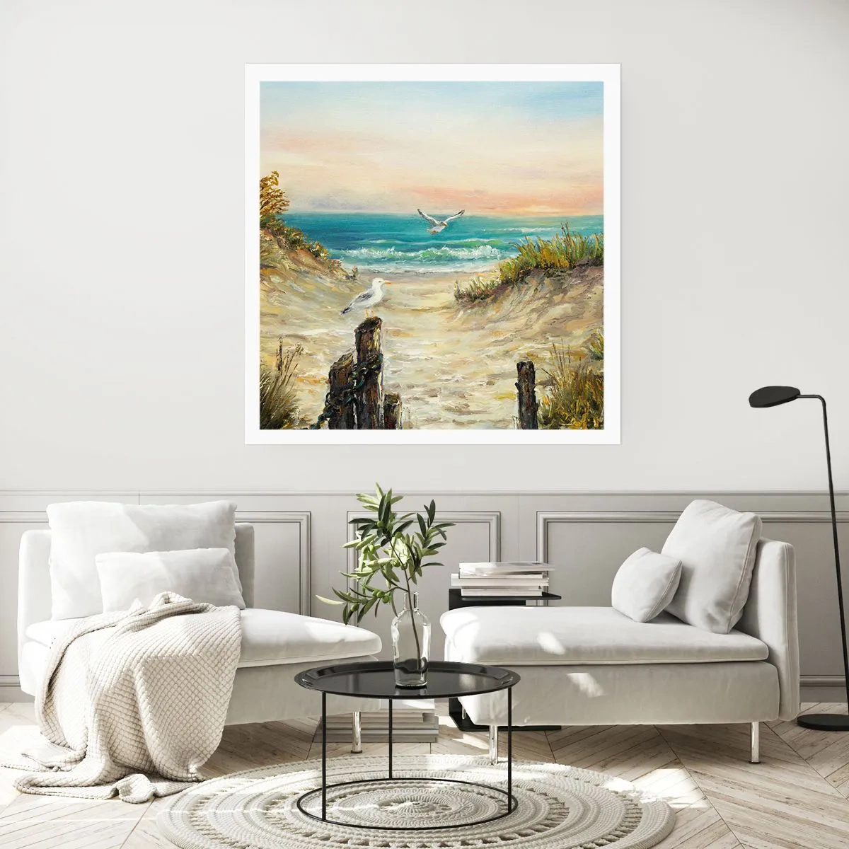 Plakat - Bezwietrzne zacisze - 40x40 cm