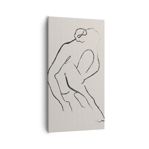 Obraz na płótnie - Szkic intymny - 55x100 cm