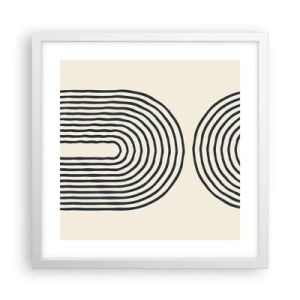 Plakat w białej ramie - Już za chwilę… - 40x40 cm