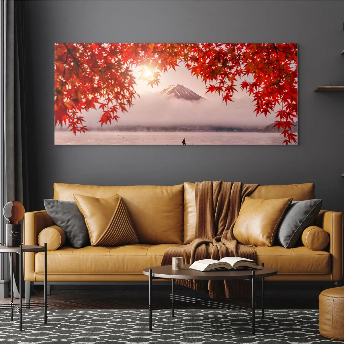 Obraz na szkle - W japońskim klimacie - 100x40 cm