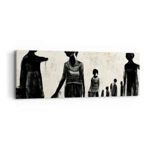 Obraz na płótnie - Przeciw samotności - 90x30 cm