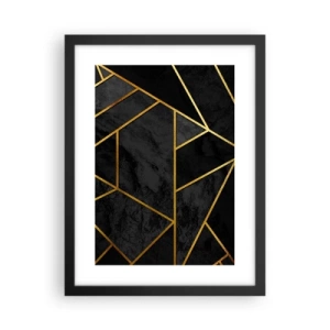 Plakat w czarnej ramie - Mrok i blask - 30x40 cm