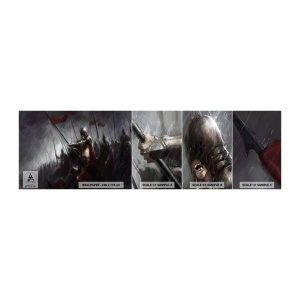 Fototapeta Próbka Samoprzylepna Deluxe Sticker - Przechodniu, powiedz Sparcie… - Rycerz W Zbroi, Armia, Abstrakcja - 100x30 cm