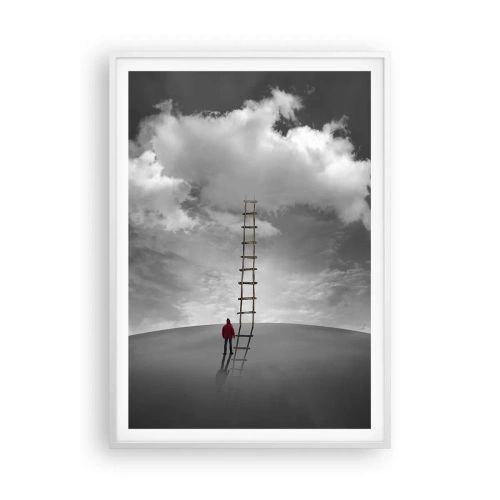 Plakat w białej ramie - Wszystko możliwe - 70x100 cm