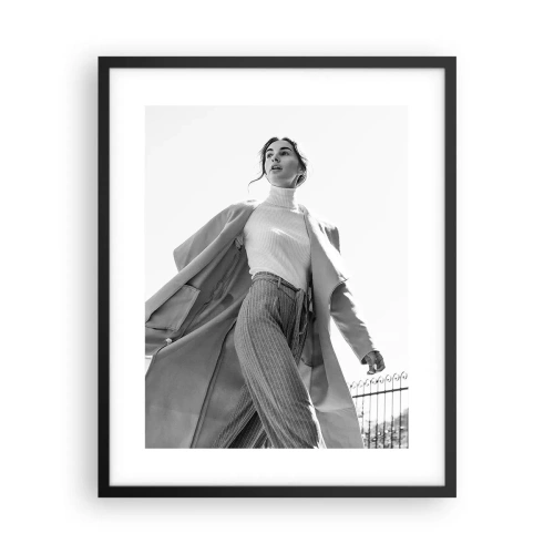 Plakat w czarnej ramie - Idziesz ze mną? - 40x50 cm