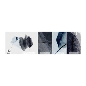 Fototapeta Próbka Samoprzylepna Deluxe Sticker - Intensywność i ruch - Abstrakcja, Sztuka, Malarstwo - 100x30 cm