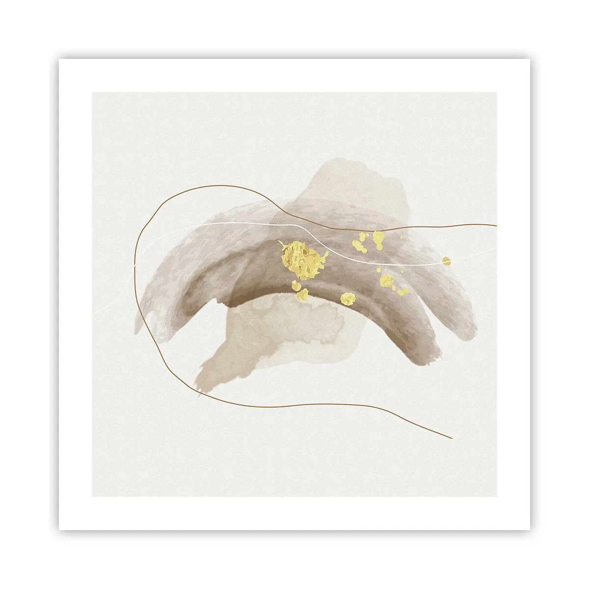 Plakat - Napotkane w przestrzeni - 50x50 cm