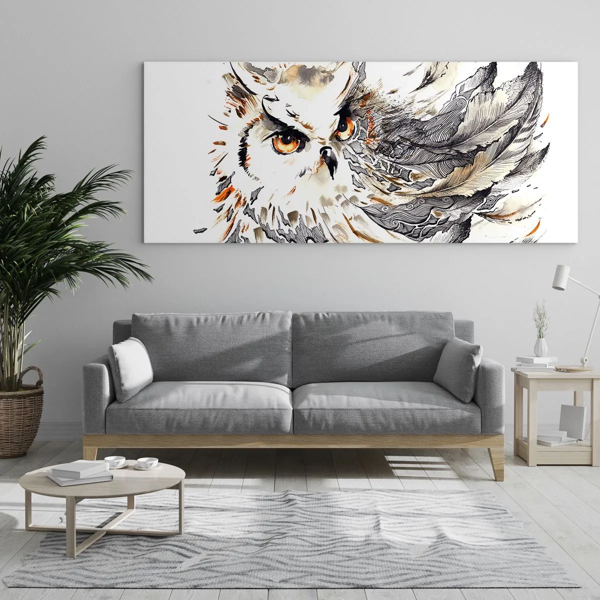 Obraz na szkle - Przybyła ze świata magii - 90x30 cm