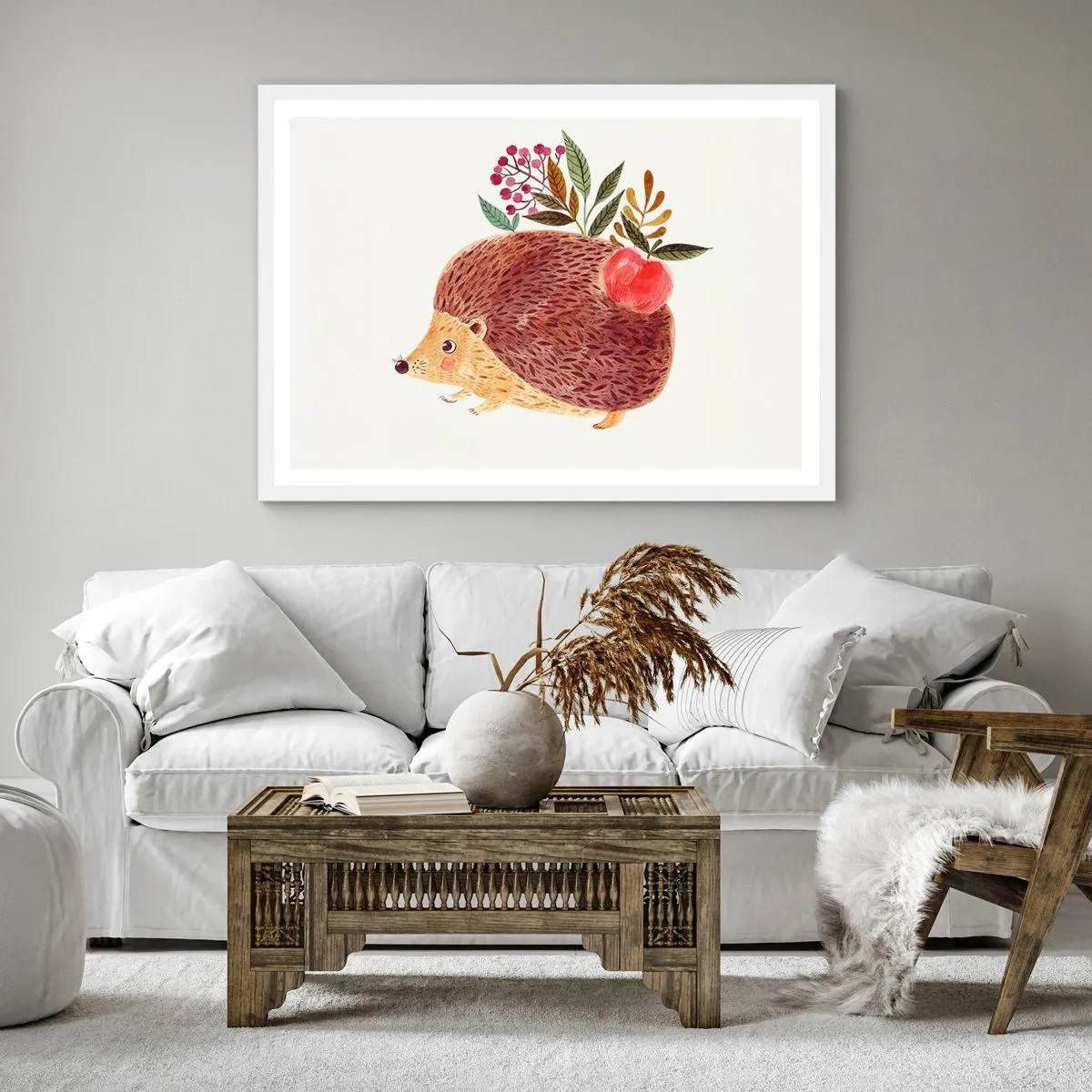 Plakat w białej ramie - I już mnie lubisz - 50x50 cm