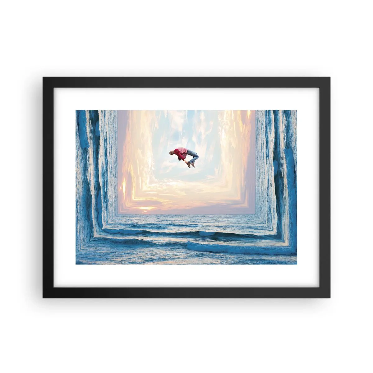 Plakat w czarnej ramie - Do innego wymiaru - 40x30 cm