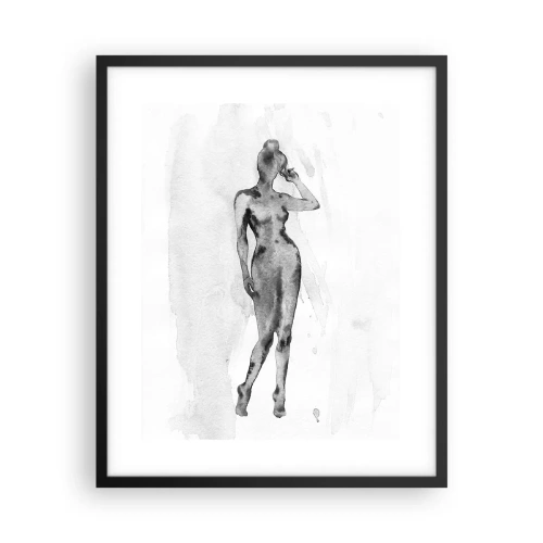 Plakat w czarnej ramie - Studium ideału kobiecości - 40x50 cm