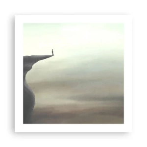 Plakat - Do góry, oczywiście! - 50x50 cm