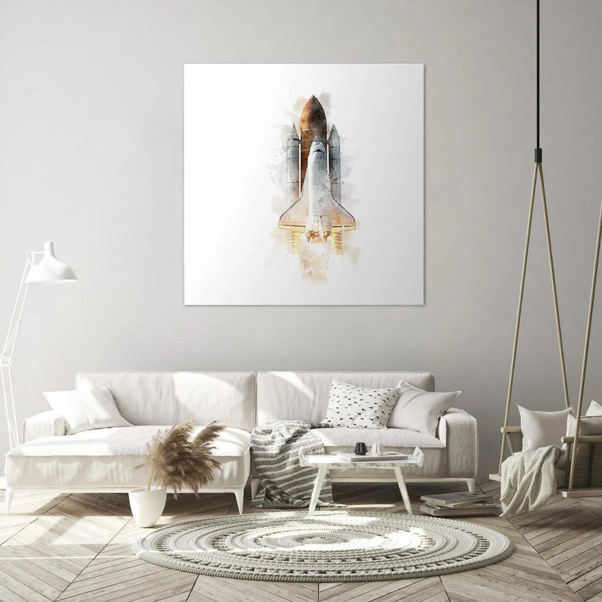 Obraz na płótnie - Odkrywcy na start - 50x50 cm