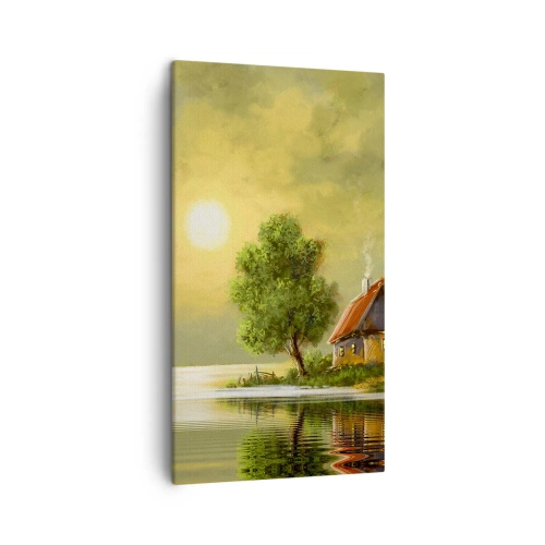 Obraz na płótnie - Pięknie, jak z obrazka - 45x80 cm
