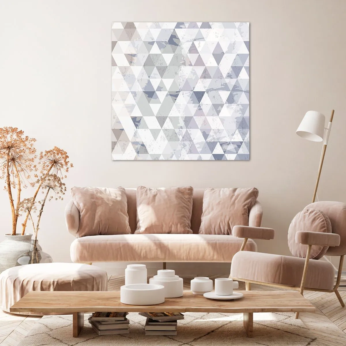 Obraz na płótnie - W rytmie na trzy - 70x70 cm