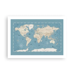 Plakat - Świat w zasięgu ręki - 70x50 cm