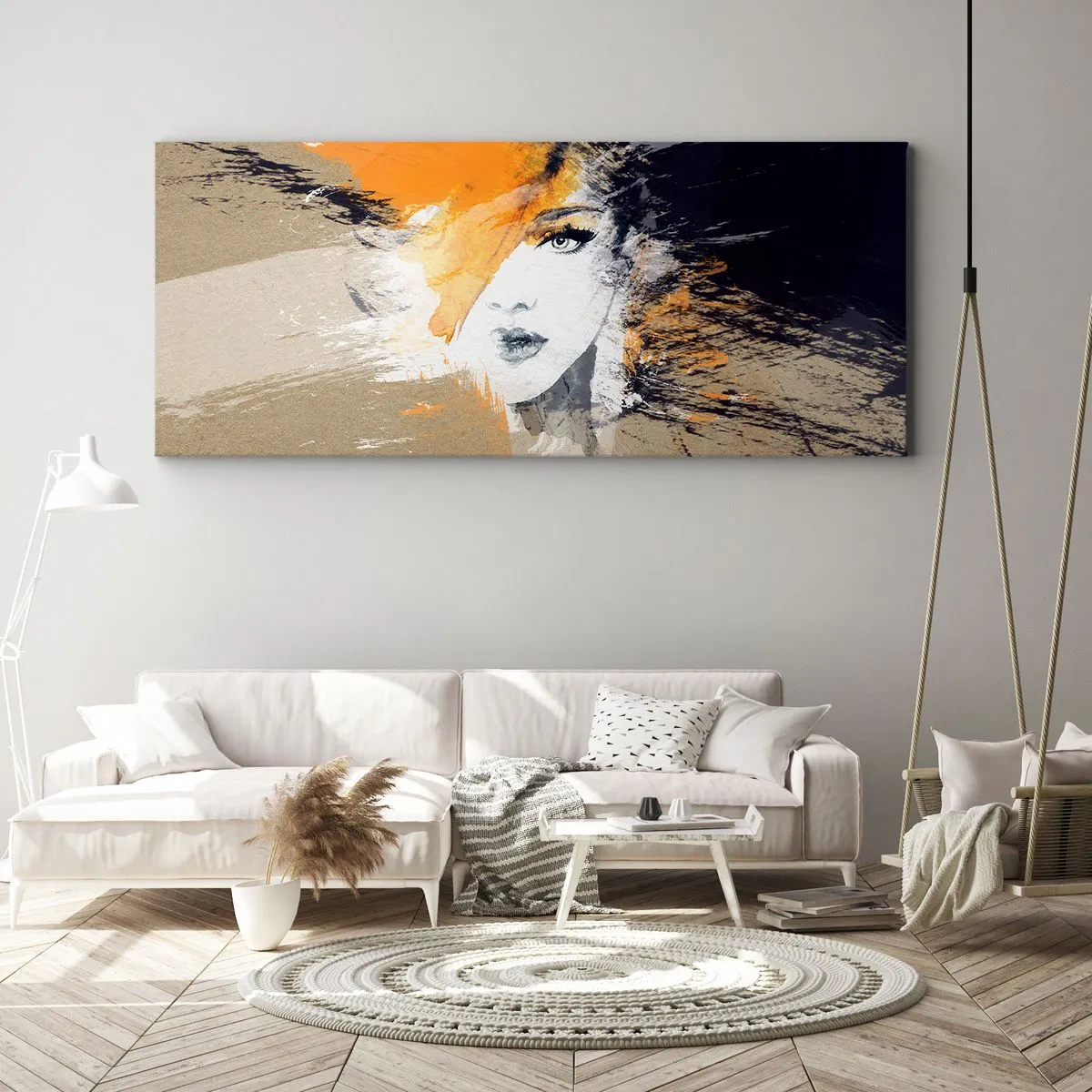 Obraz na płótnie - I staje się światło - 100x40 cm