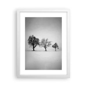 Plakat w białej ramie - O czym śnią? - 30x40 cm