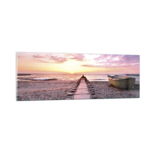 Obraz na szkle - Chwila głębokiego przeżycia - 90x30 cm