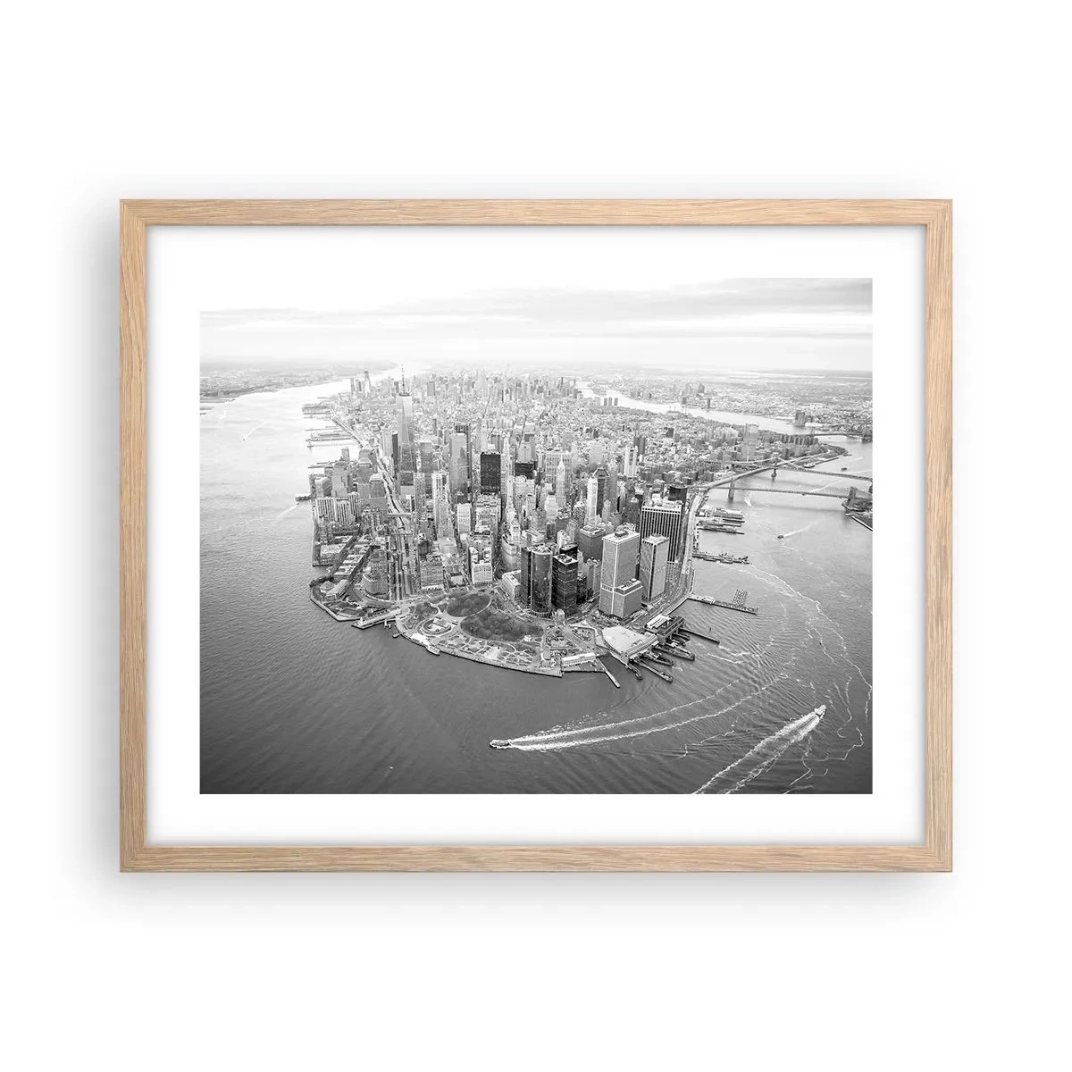 Plakat w ramie jasny dąb - Jak nie pokochać? - 50x40 cm