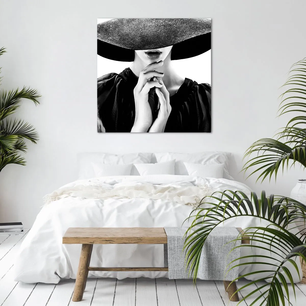 Obraz na płótnie - Skryte piękno - 40x40 cm