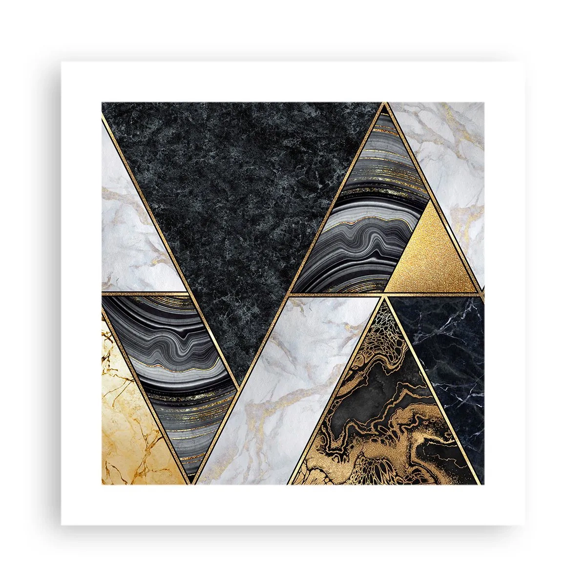 Plakat - Kamień przy kamieniu - 40x40 cm