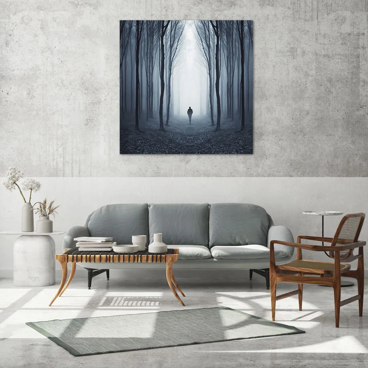 Obraz na szkle - I wszystko proste i jasne - 40x40 cm