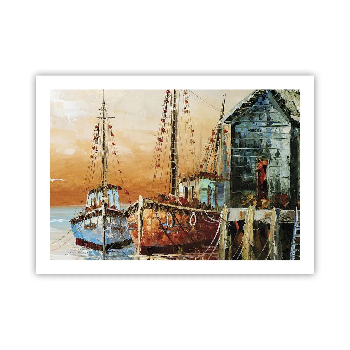Plakat - Spokojny powrót - 70x50 cm