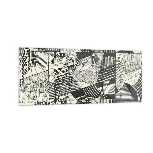 Obraz na szkle - Dynamika współczesności - 100x40 cm