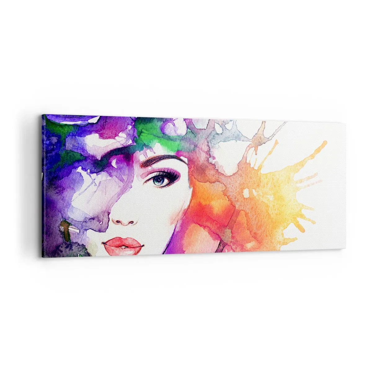 Obraz na płótnie - Z głową w chmurach - 100x40 cm