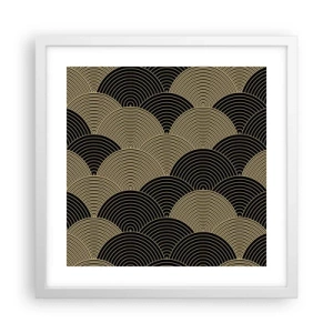 Plakat w białej ramie - Jedność w wielości - 40x40 cm