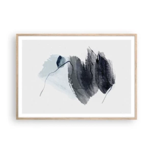 Plakat w ramie jasny dąb - Intensywność i ruch - 100x70 cm