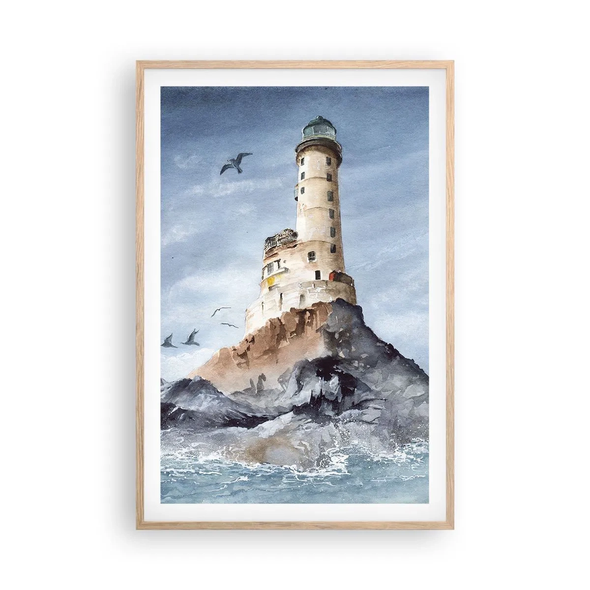 Plakat w ramie jasny dąb - Niezwyciężona - 61x91 cm