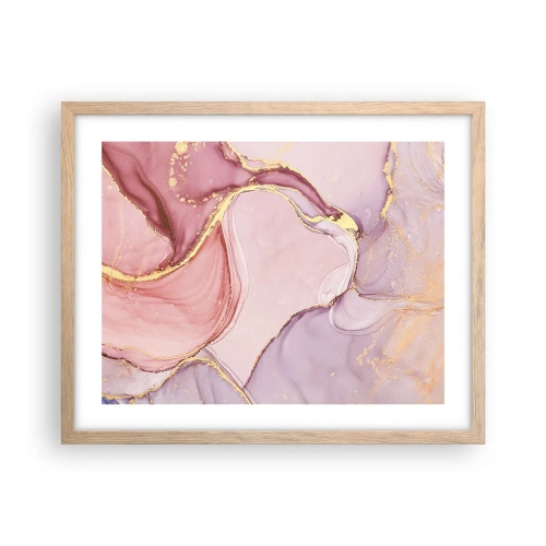 Plakat w ramie jasny dąb - Pieszczota barw - 50x40 cm