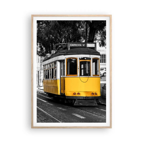 Plakat w ramie jasny dąb - I fado w tle - 70x100 cm